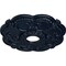 Ekena Millwork Rotherham Ceiling Medallion (Fits Canopies up to 3 1/2"), 18"OD x 3 1/2"ID x 1 1/2"P, Midnight Dream CM17ROMDF - alternate 2